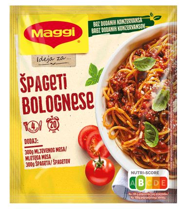 MAGGI Болоњезе сос за шпагети 16х50g (мешавина од сушен зеленчук и зачини)