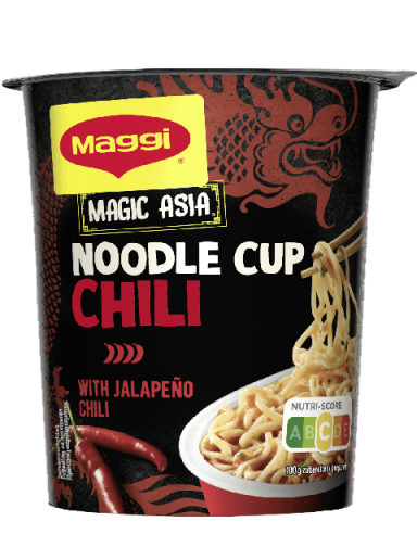 MAGGI Magic Asia Noodles, инстант тестенини со чили, чаша, 63 gr_FOP