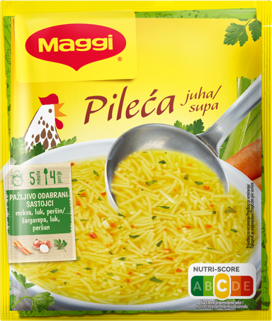 MAGGI Бистра пилешка супа со тестенина 50g