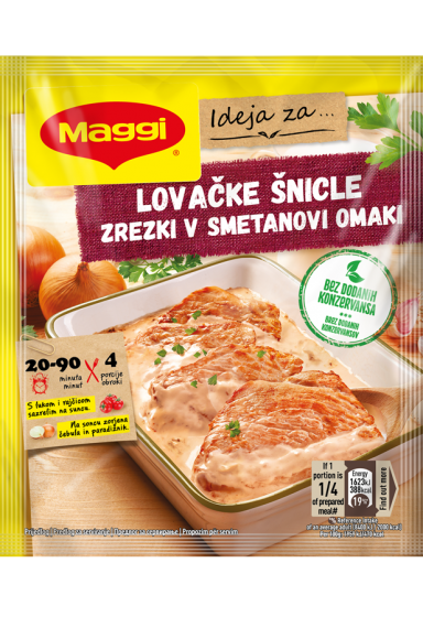 MAGGI Mешавин на свинско месо во крем сос