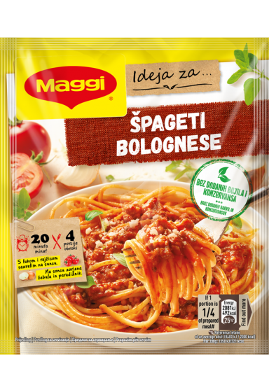 MAGGI Болоњезе сос за шпагети 16х50g (мешавина од сушен зеленчук и зачини)